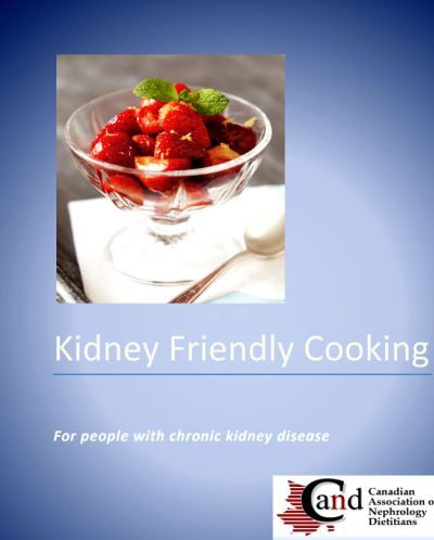 Product Name: Kidney Friendly Cookbook (print copy)